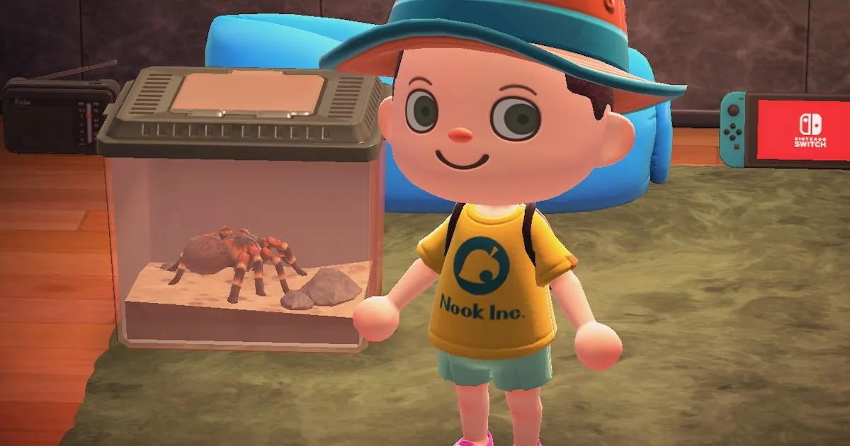 18149 animal crossing city folk tarantula sneak