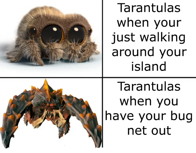 18227 animal crossing tarantula farming