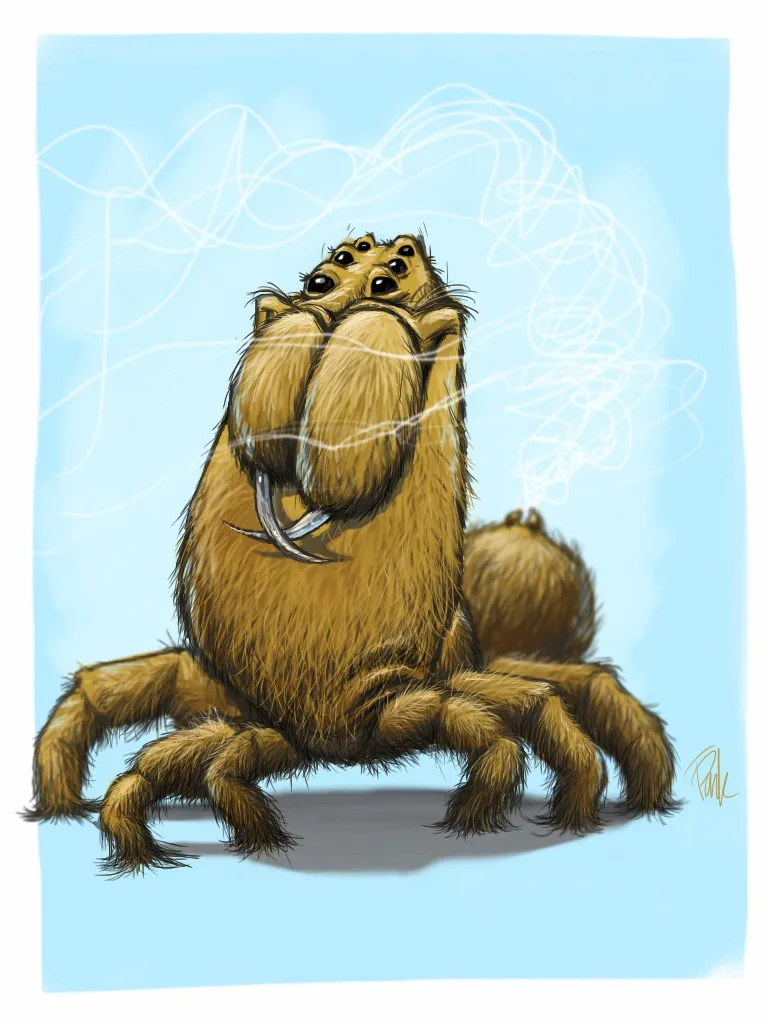 18280 tarantula courtship