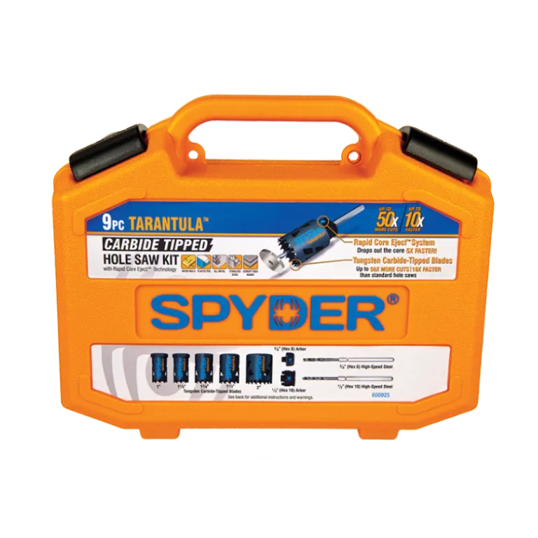 18320 tarantula hole saw kit materials